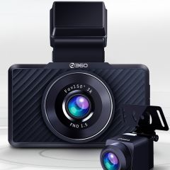 360行车记录仪 G580pro 3K高清拍摄 取证前后双录 星光夜视 电子狗